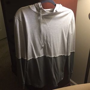 Zumiez Trendy Two Tone Colorblocked hoodie